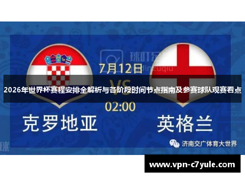 2026年世界杯赛程安排全解析与各阶段时间节点指南及参赛球队观赛看点 2026年世界杯赛程安排全解析与各阶段时间节点指南及参赛球队观赛看点