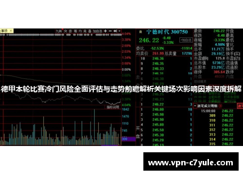 德甲本轮比赛冷门风险全面评估与走势前瞻解析关键场次影响因素深度拆解 德甲本轮比赛冷门风险全面评估与走势前瞻解析关键场次影响因素深度拆解